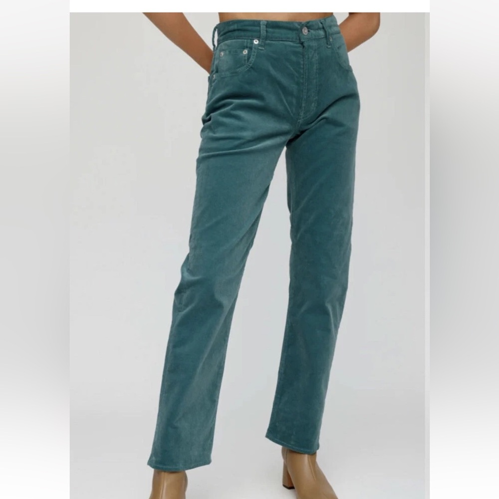 Moussy Vintage Slater Corduroy Straight Pants Button Fly